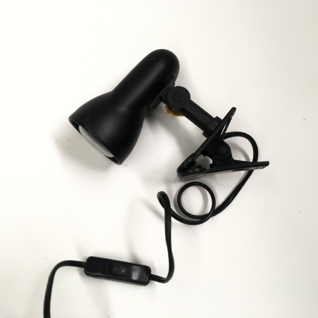 LAMP, Bedside Light (Clip On) - Ex Small Black